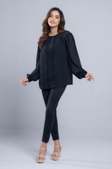 Textured Georgette Fashion Top