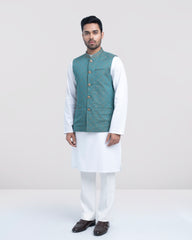 Regular Fit Embroidered Semi-Formal Waistcoat