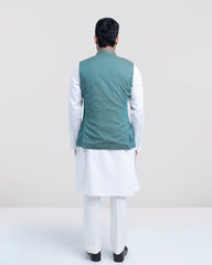 Regular Fit Embroidered Semi-Formal Waistcoat