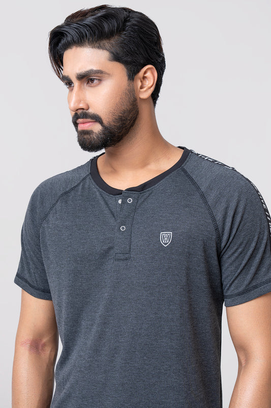 Regular Fit Raglan Short Sleeve T-Shirt - Athleisure