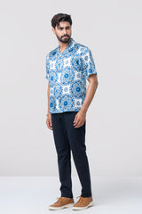 Relaxed Fit Printed Casual Shirt