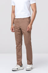 Regular Fit Solid Chinos