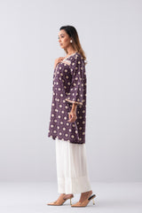 Relaxed Fit Embroidered Ethnic Kurti