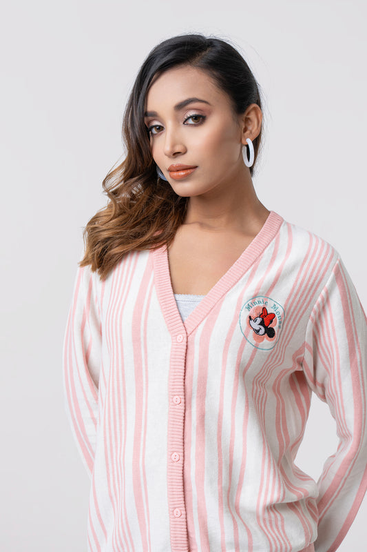 Regular Fit Yarn-Dyed Cardigan