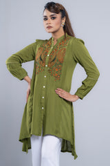 Short-Length Viscose Ethnic Kurti