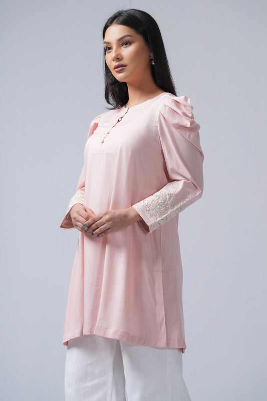 Short Length Single Piece Smart Fit Kurti.