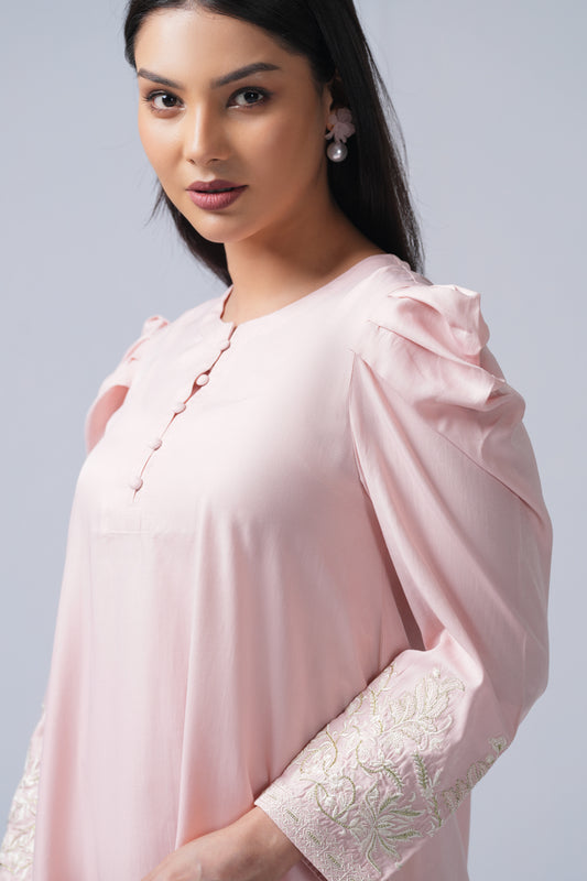 Short Length Single Piece Smart Fit Kurti.