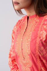 Ready-to-Wear Embroidered Two-Piece Ethnic Set