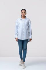 Relaxed Fit Striped Casual Shirt