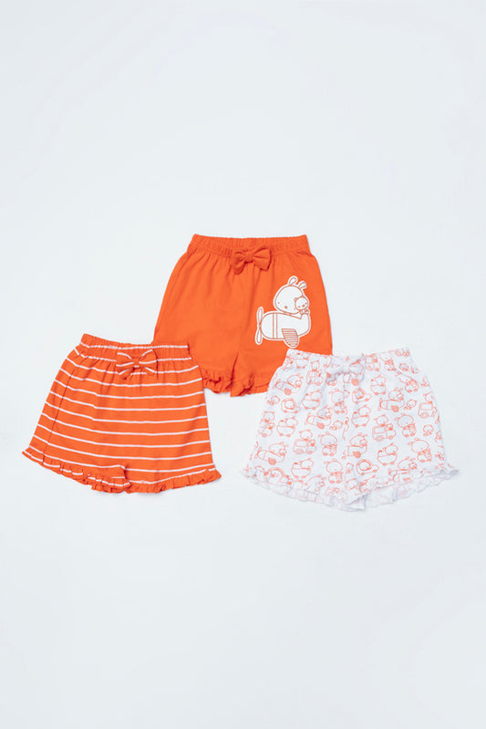 Newborn Girls Short Pant (0-6 Months)