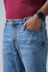 Carrot Fit Clear Sky Jeans
