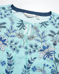 Smart Fit Printed Two-Piece Lawn with Silk Dupatta