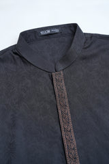 Regular Fit Embroidered Semi-Formal Panjabi