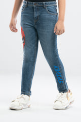 Boys Denim Pant (6-8 Years) - Marvel