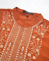 Relaxed Fit Embroidered Ethnic Kurta