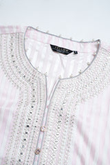 Smart Fit Dollar-Embroidered Three-Piece Ethnic Set