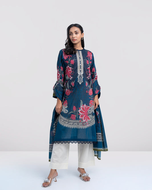 Relaxed fit Digital Printed Two-Piece Lawn