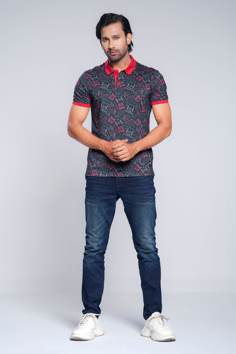 'Star Wars'- themed Printed Polo Shirt