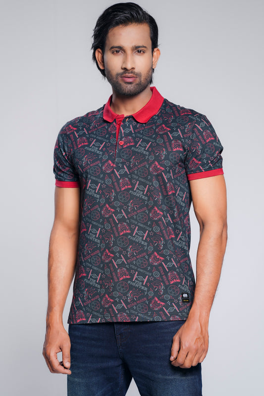 'Star Wars'- themed Printed Polo Shirt