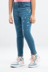 Princess Denim Bottom (6-8 Years)