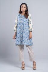 Short-Length Embroidered Relaxed Fit Ethnic Kurti