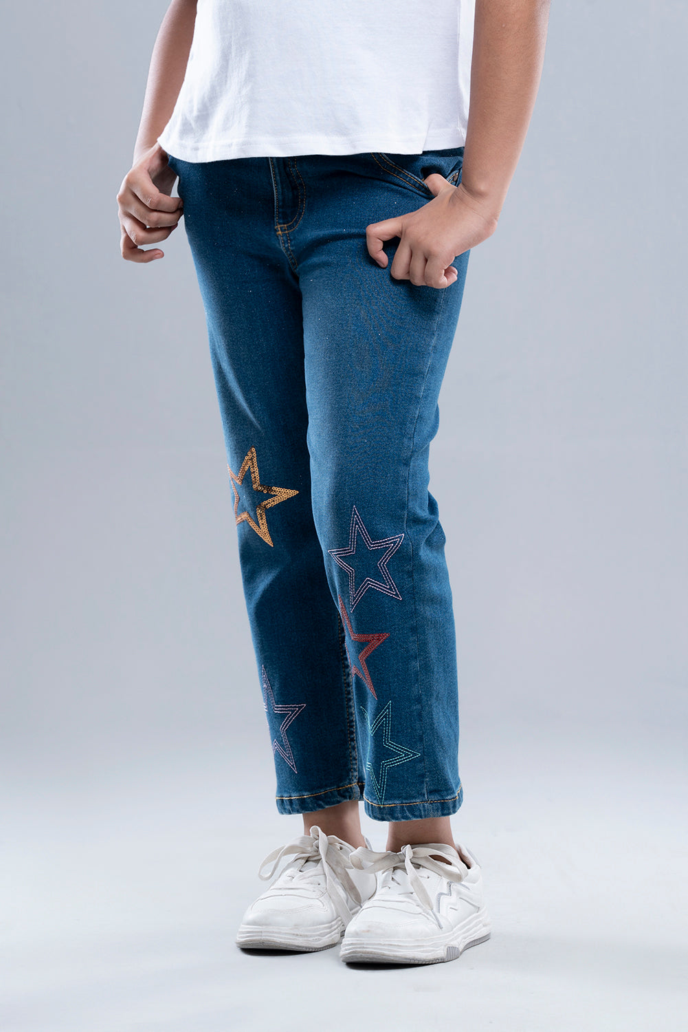 Princess Denim Bottom (6-8 Years)