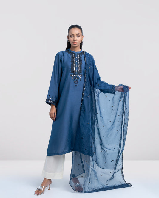 Relaxed Fit Semi-Formal Two-Piece Ethnic Set