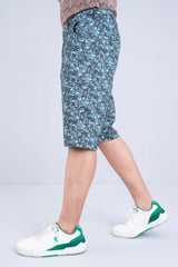 Regular Fit Abstract Printed Shorts