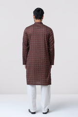 Regular Fit Printed Cotton Panjabi