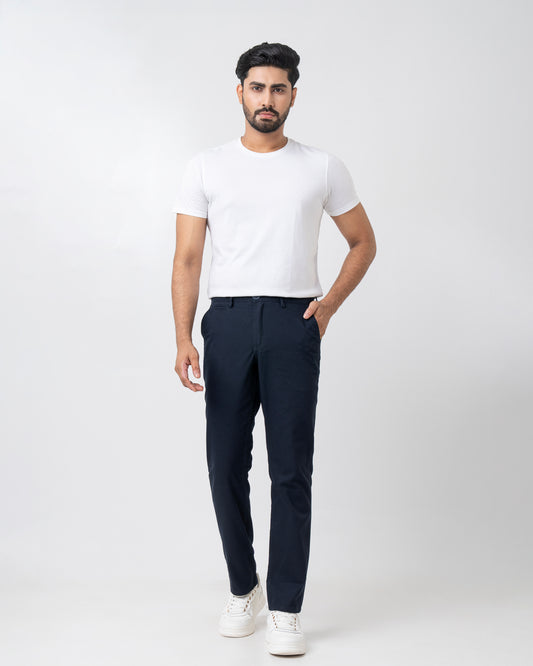 Regular Fit Solid Chinos