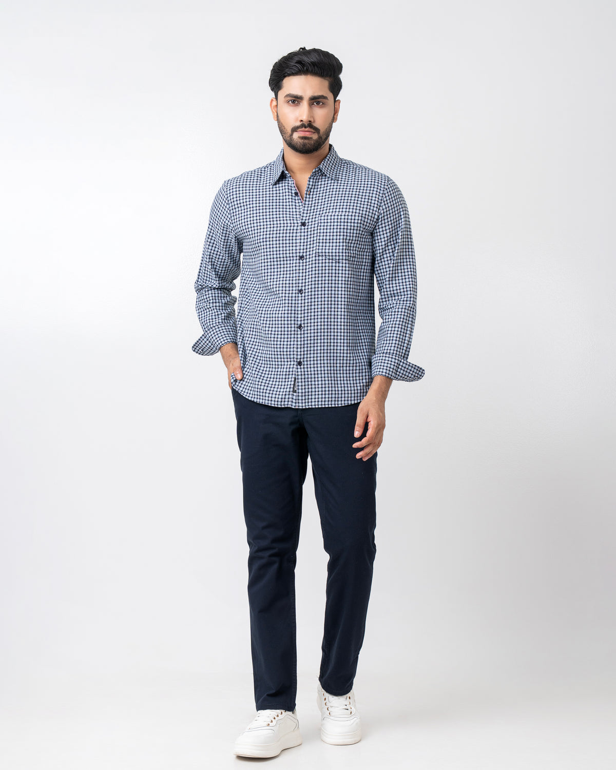 Regular Fit Check Casual Shirt