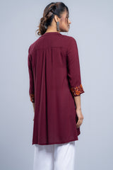 Embroidered Viscose Ethnic Kurti