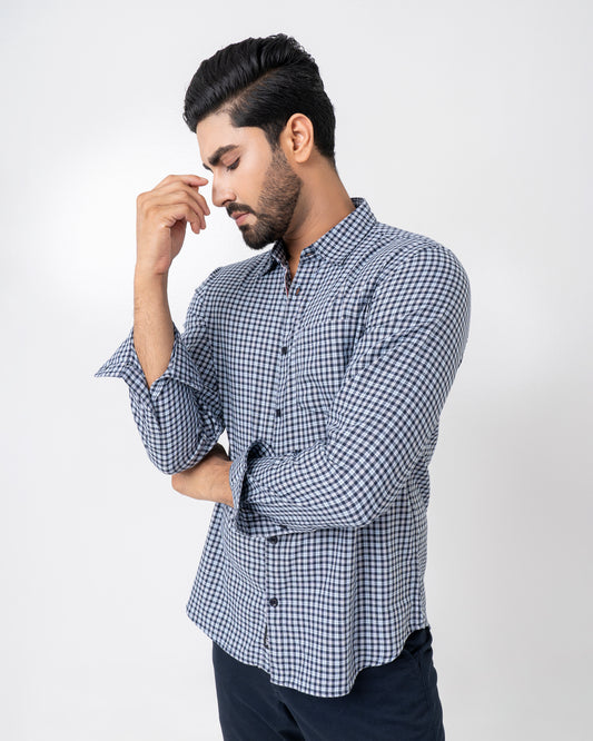 Regular Fit Check Casual Shirt
