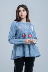 Relaxed Fit Embroidered Casual Shirt