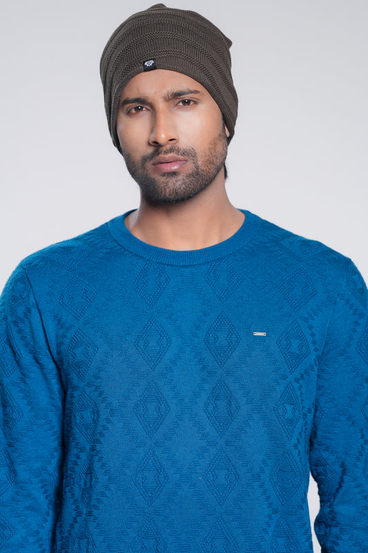 Jacquard Knitted Winter Cap
