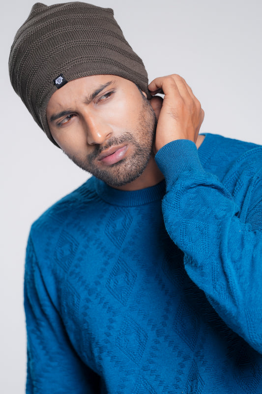 Jacquard Knitted Winter Cap
