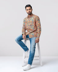 Regular Fit Printed Casual Shirt