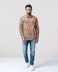 Regular Fit Printed Casual Shirt