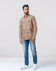 Regular Fit Printed Casual Shirt