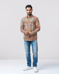 Regular Fit Printed Casual Shirt