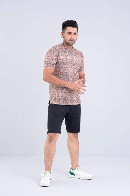 Slim Fit Solid Shorts