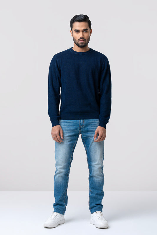 Regular Fit O' Neck Knit Sweater