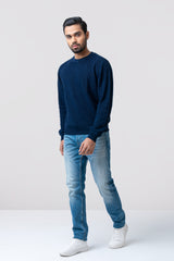 Regular Fit O' Neck Knit Sweater