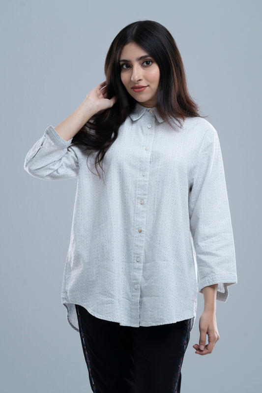 Relaxed Fit Printed Casual Shirt