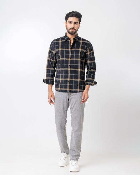 Regular Fit Check Casual Shirt