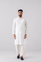 Regular Fit Embroidered Semi-Formal Panjabi