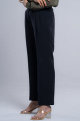 Straight Fit Semi-Formal Twill Pants