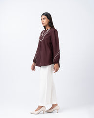 Embroidered Fashion Top - Mystika