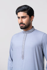 Regular Fit Embroidered Viscose Ethnic Kurta Set