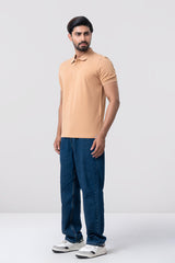 Relaxed Fit Solid Polo Shirt